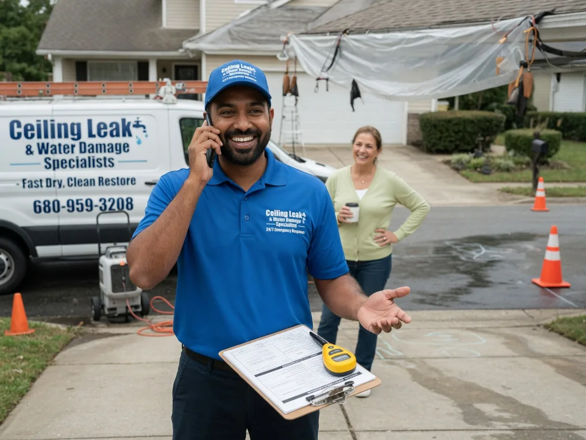 Ceiling Leak Cleanup Olds, IA FAQs